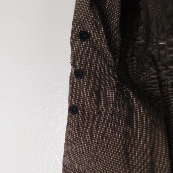 PrAna Shirt Adult XL Button Up Breathe Brown Long Sleeve Outdoor Lightweight - Picture 11 of 13